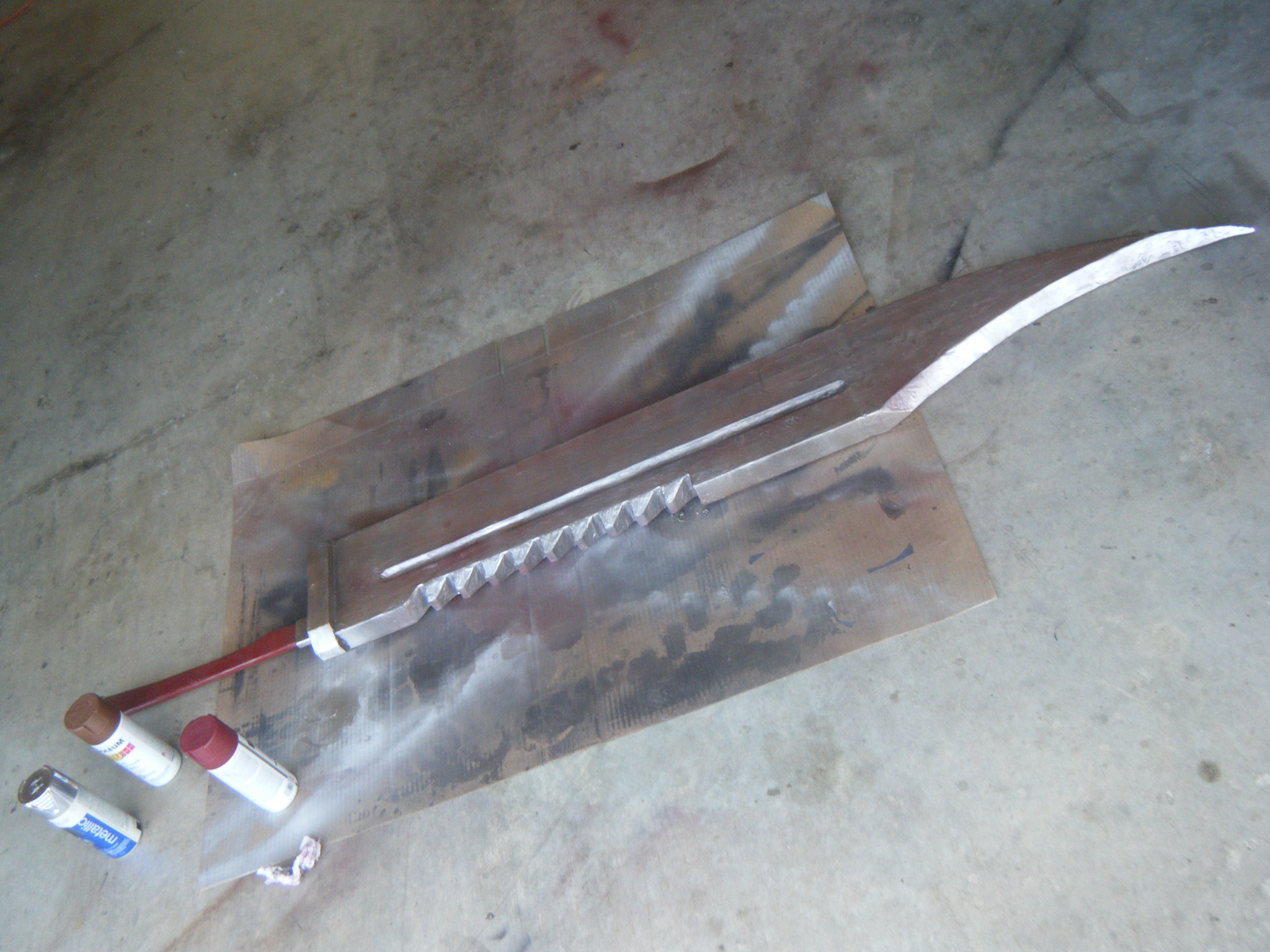 Rage Gear Props - Pyramid Head WIP sword made with
